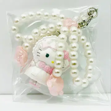 헬로키티 시크릿 스트랩 화이트 프릴 디자인 산리오