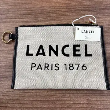 LANCEL 파우치 베이지/블랙
