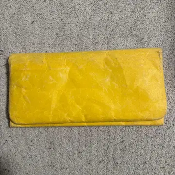 SIWA 종이와 장지갑 옐로우 컬러 사용감 있음