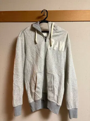 G-STAR RAW 지퍼 후드티 그레이 S 사이즈
