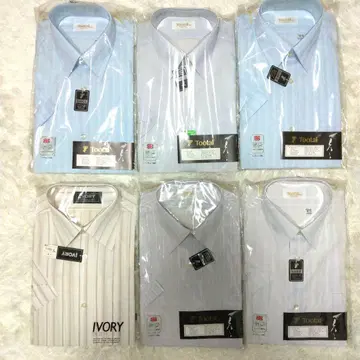 Tootal IVORY 반팔 셔츠 6장 세트 사이즈 37 R058