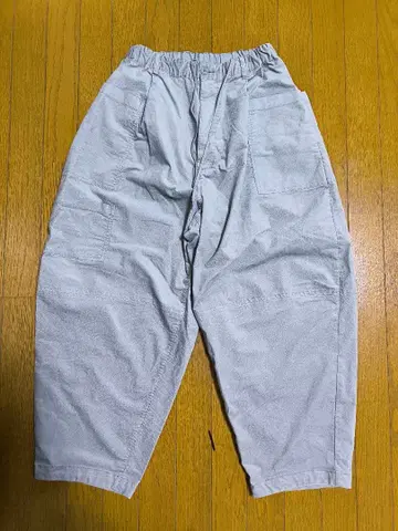 니코앤드 라이트 그레이 스웨이드풍 캐주얼 팬츠