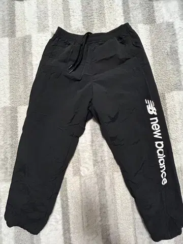 뉴발란스 블랙 조거 팬츠