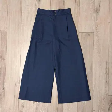 새상품 미사용 유나이티드 애로우즈 와이드 팬츠 네이비 38