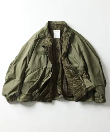 올리브 그린 모즈 코트