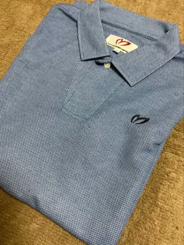 새상품급 MASTER BUNNY 파랑 피케 셔츠 사이즈 5