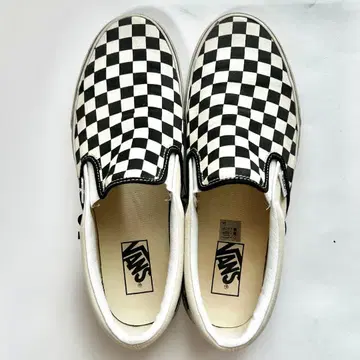VANS CLASSIC SLIP-ON 체크 무늬 깃발 US 10 28cm