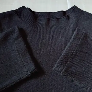 심플리시떼 Simplicite 소우바리 하이 게이지 니트 오부소매 블랙