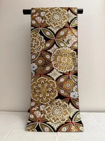 후리소데용 후쿠로 오비 니시진 비단: 오카분(기성품)