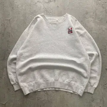 GEAR USA 구제 의류 맨투맨 자수 원 포인트 트레이닝복 XL 사이즈