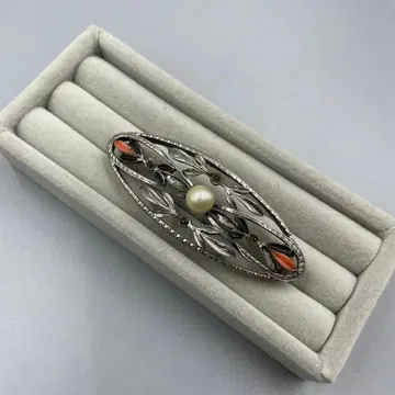 21 하자품 타원형 잎 모티브 오비 고정 띠