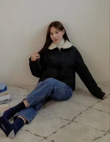 [ 새상품급 ] 2025년 citybreeze 퀼팅 자켓 블랙