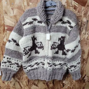 90s 카우친 니트 스웨터