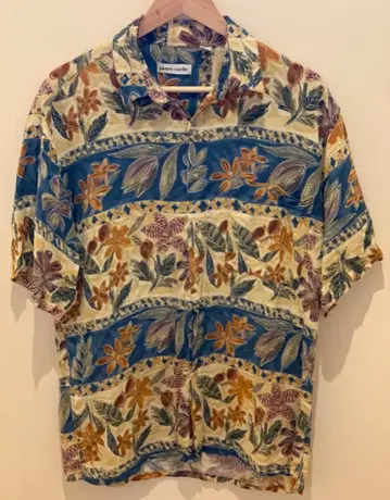 한국제 pierre cardin rayon 피에르 가르뎅 반팔 올 패턴