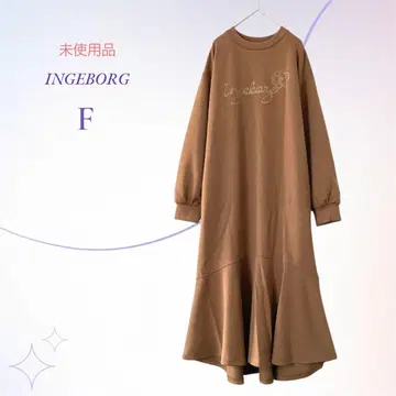 [ 시착만 한 상품 ] 잉게보그 / 그래픽 프린트 원피스 맥시 길이