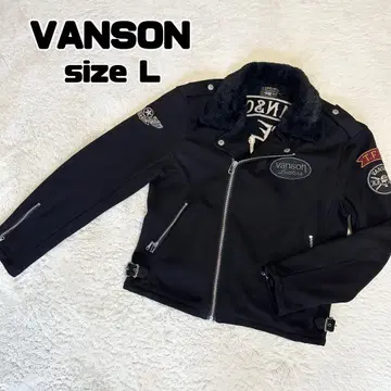 VANSON  고급스러움 더블 라이더 자켓 L 블랙