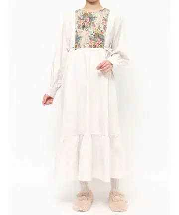 merry jenny 고블랑 절개 원피스 아이보리