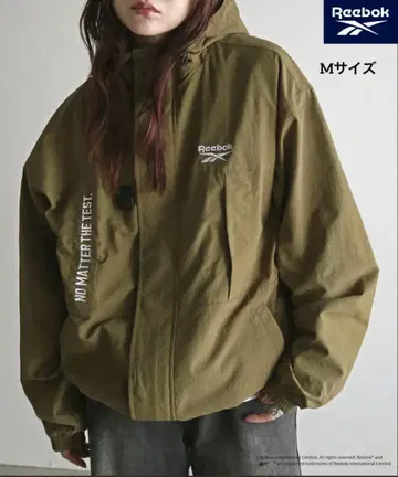 [ Reebok ] 스몰 벡터 자수 나일론 마운틴 후드티 택 포함