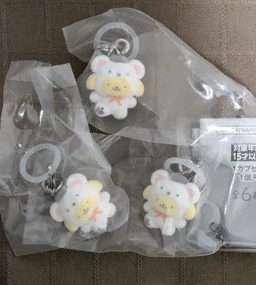 메지루시 액세서리 산리오 캐릭터즈 복슬복슬 스노우 폼폼푸딩