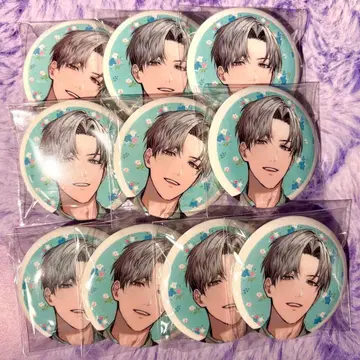 에리브리 캔뱃지 히토츠바시 아야토 안경 없음 10개