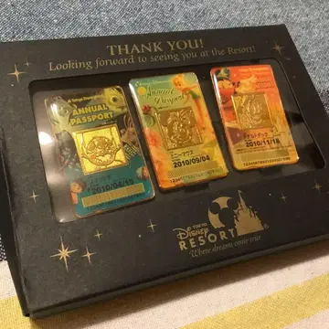 디즈니 리조트 배지 3개 세트 연간 패스포트