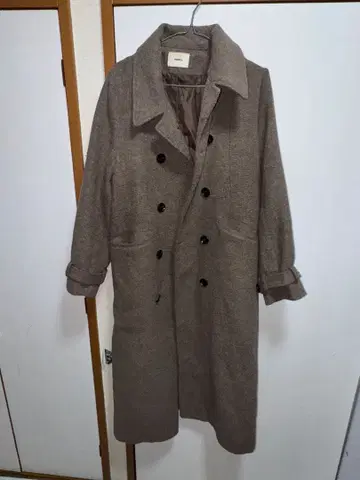 MURUA 브라운 롱 코트