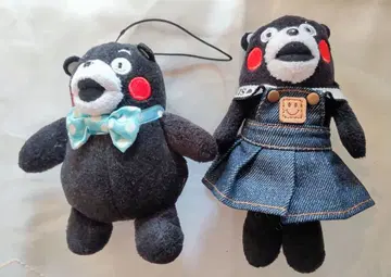 구마모토 서프라이즈 캐릭터 [구마몬] 봉제 인형 마스코트 2체 세트