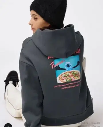 GIRLS 헤비 웨이트 맨투맨 후드티 택 포함 새상품 스 GU