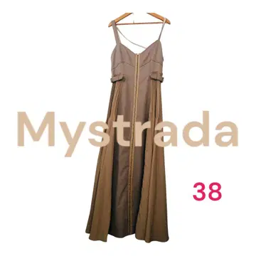 마이 스트라다 사이드 플리츠 코르셋 원피스 38 새상품급 중고