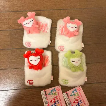 TWICE 봉제 인형 마스코트 4개 세트