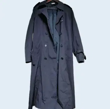 US Navy 사이즈 16L 밀리터리 롱 트렌치코트 레인코트