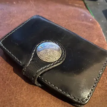 ichi 지갑 silver925 레어 브라이들 가죽