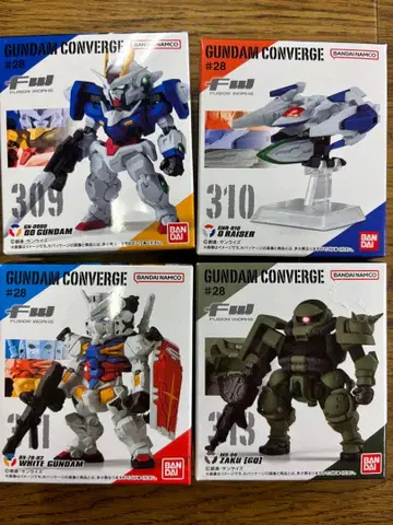 FW GUNDAM CONVERGE#28 4종 세트