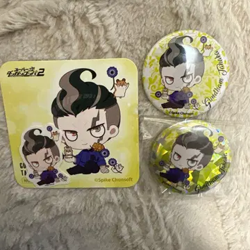 단간론파 콜라보 카페 goodspoon 다나카 간다무 호로 캔뱃지