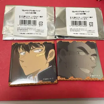 명탐정 코난 코난랜드 메모리얼 캔뱃지 마츠다 진페이 이타치