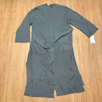 Mila Owen 새상품 롱 가디건 벨트 포함 블루 0