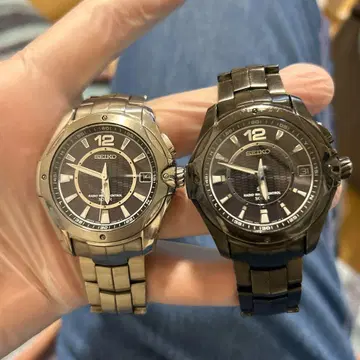 [ SEIKO ] SBHS001 전파 솔라 2세트 작동품
