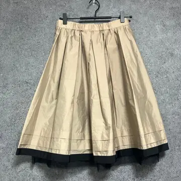 엠즈 그레이시 샤샤 스커트 38 무릎 기장 플레어