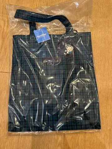 familiar 체크 무늬 토트백 M 사이즈 파미리아