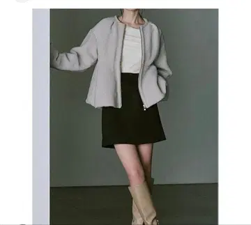 셀포드 보아 페플럼 자켓