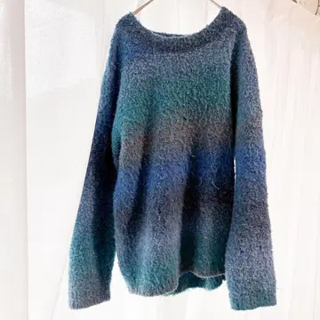 아로코 니트 스웨터 보더 심플 스타일리시 귀여운 캐주얼