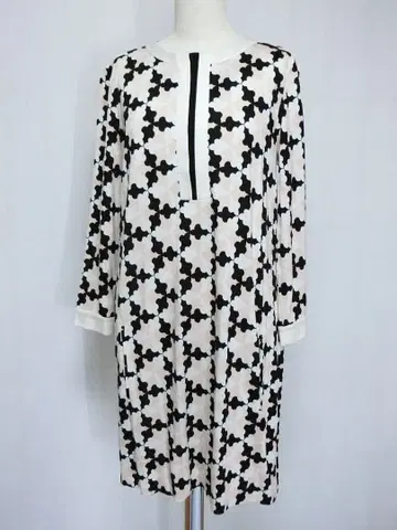 DIANE 다이앤 폰 퍼스텐버그 꽃무늬 긴팔 실크 원피스 6