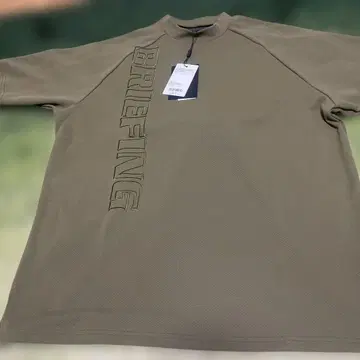 BRIEFING 비트 모크 넥 셔츠 M 카키