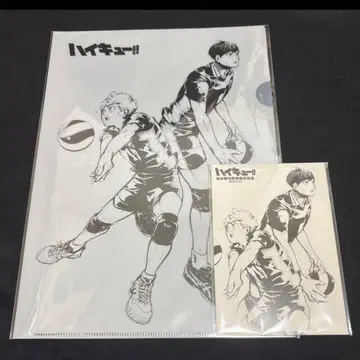 하이큐 클리어 파일 엽서 3장 세트