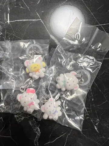 산리오 포근포근 스노우 표시 액세서리 4개 세트