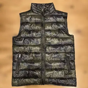 ZARA MAN 카모플라쥬 다운 베스트 L 사이즈
