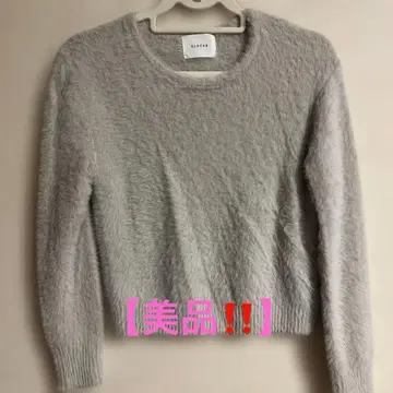 [ 새상품급 ] CLOHE 퍼 니트 아이보리 F