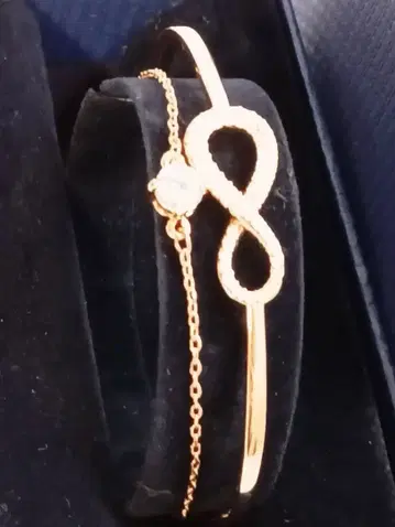 스와로브스키 팔찌 INFINITY 로즈 골드 5518871