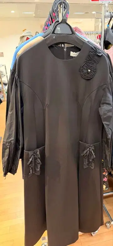 세일 상품, 슈퍼 뷰티, 블랙 긴팔 원피스 42호