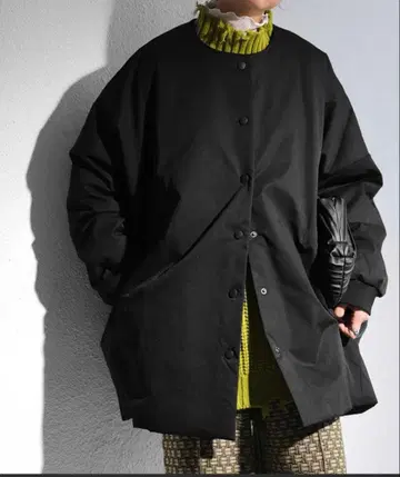 안티카 BIG 사이즈 노카라 블루종